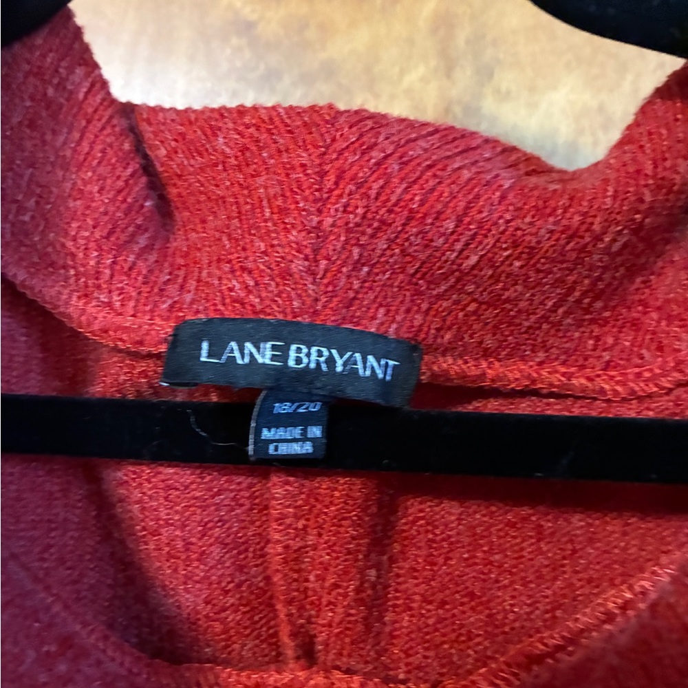 Lane Bryant Rust Color Women's Sweater Poncho 18-20 - Picture 3 of 8